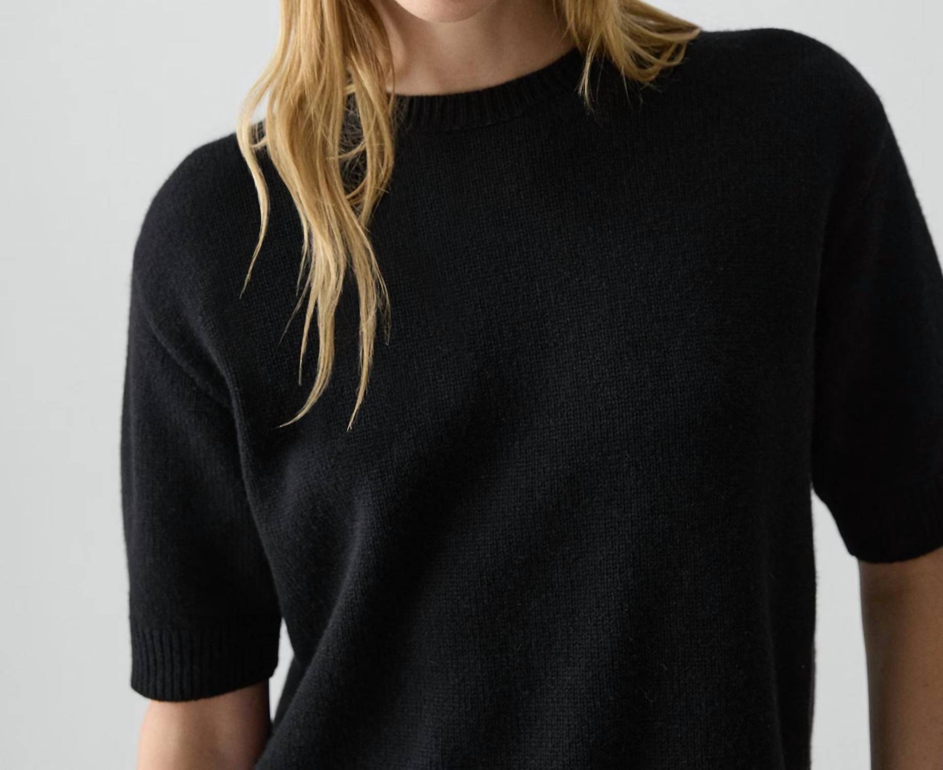 Theory - Cropped Cashmere Tee
