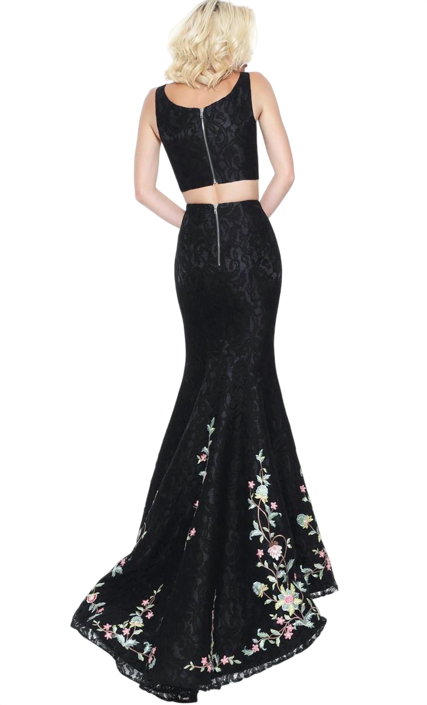 Sherri Hill - Two-Piece Mermaid Prom Dress