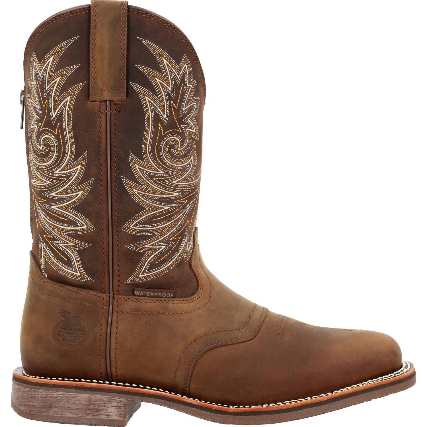 Georgia Boot - MEN'S CARBO-TEC ELITE WATERPROOF WESTERN BOOT - WIDE WIDTH