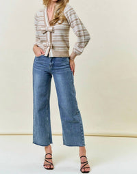 Doe And Rae - Bow Tie Short Cardigan