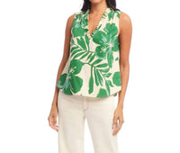 Karen Kane - Shayla Sleeveless Ruffle Trim Top
