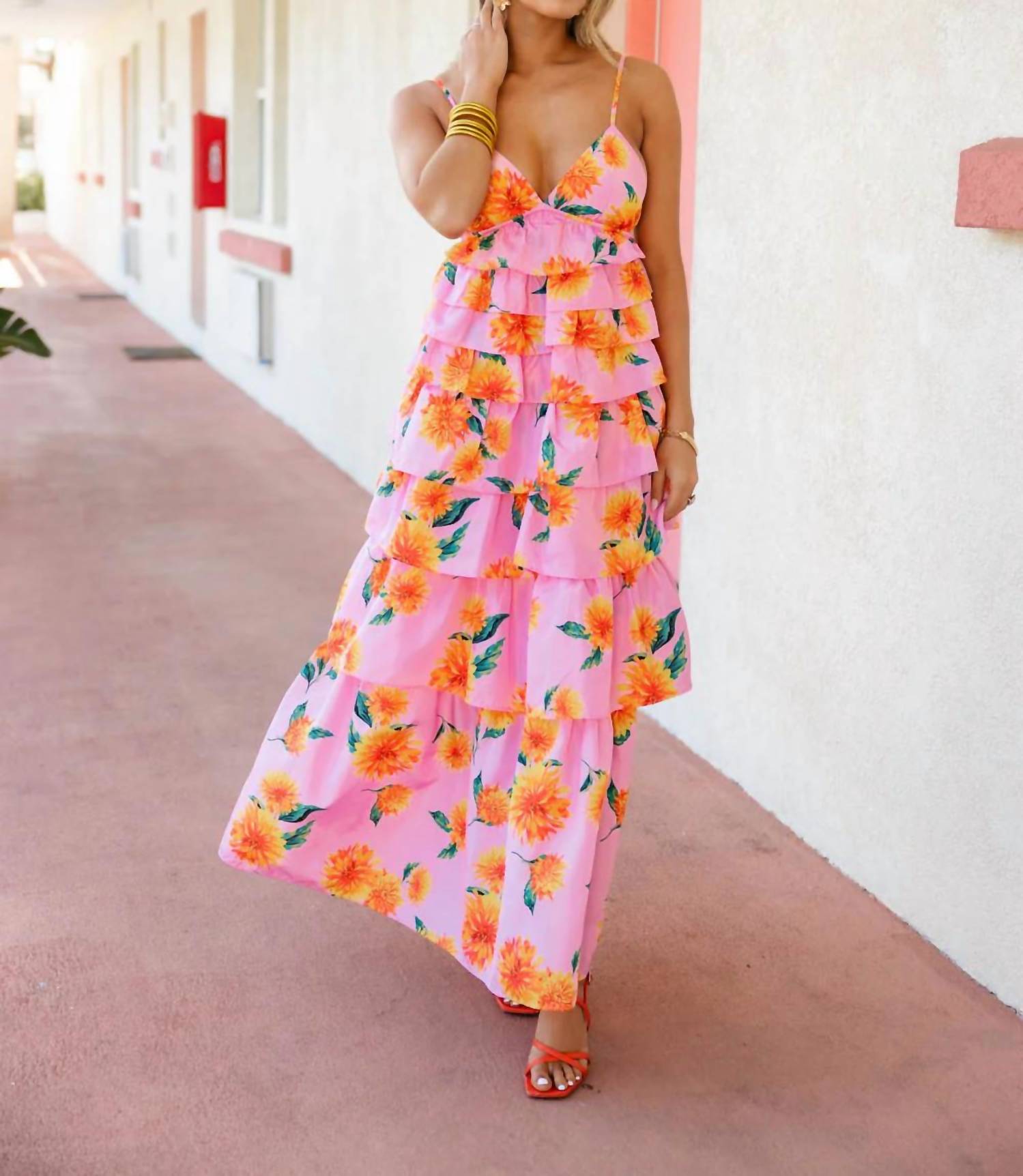 Buddylove - Callie Tiered Maxi Dress