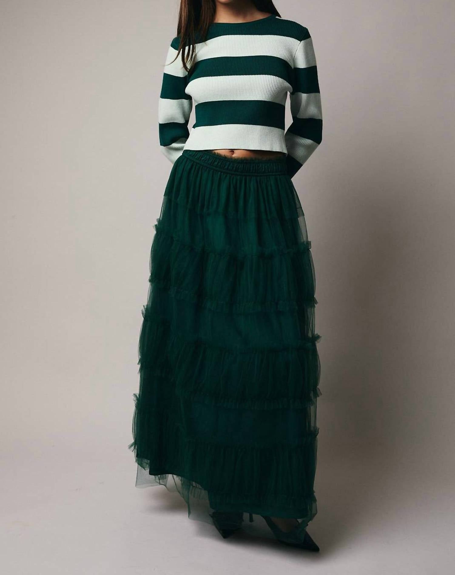 Sunday Edition - Holly Tiered Midi Skirt