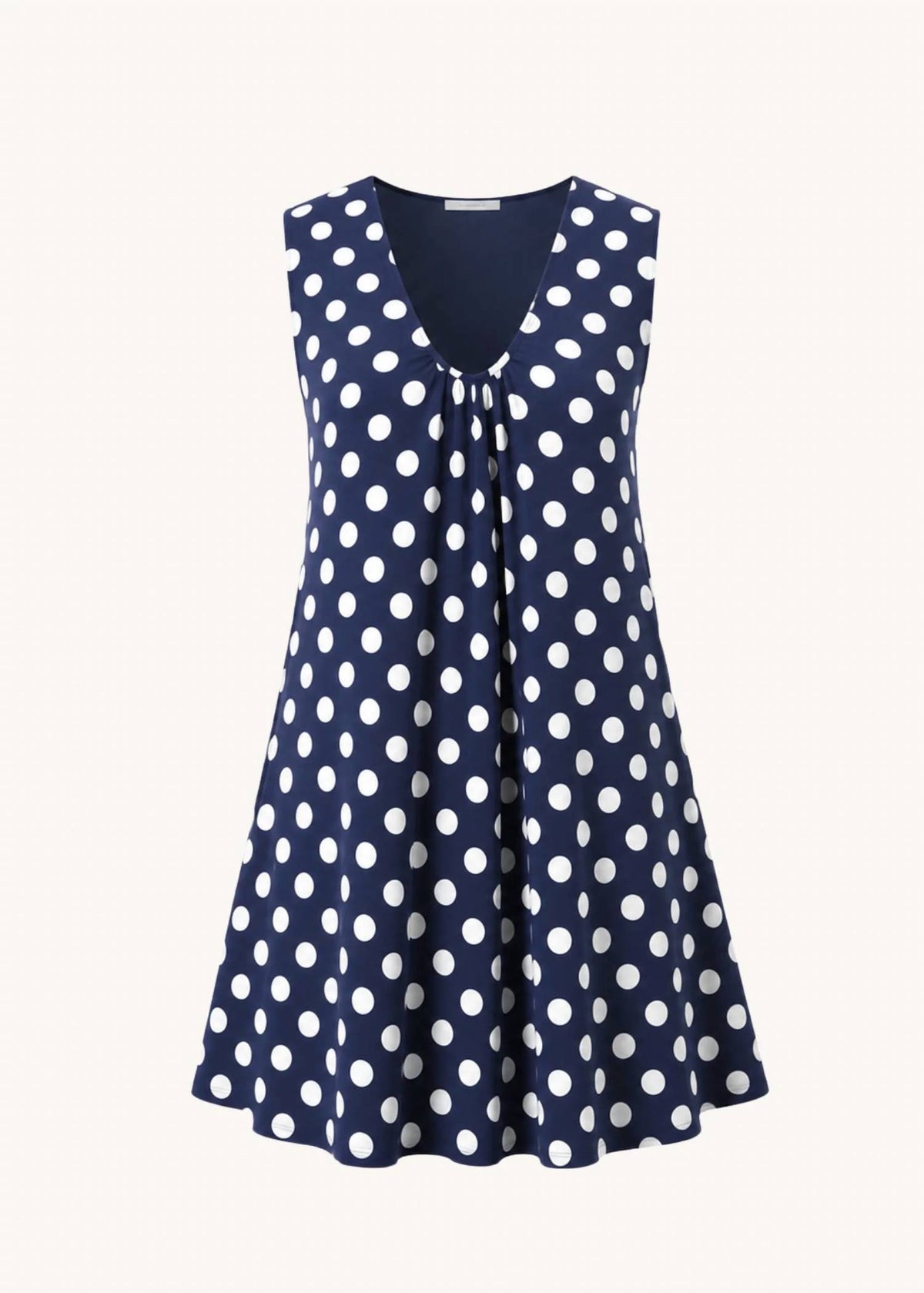 Olivaceous - Erin Polka Dot Swing Mini Dress