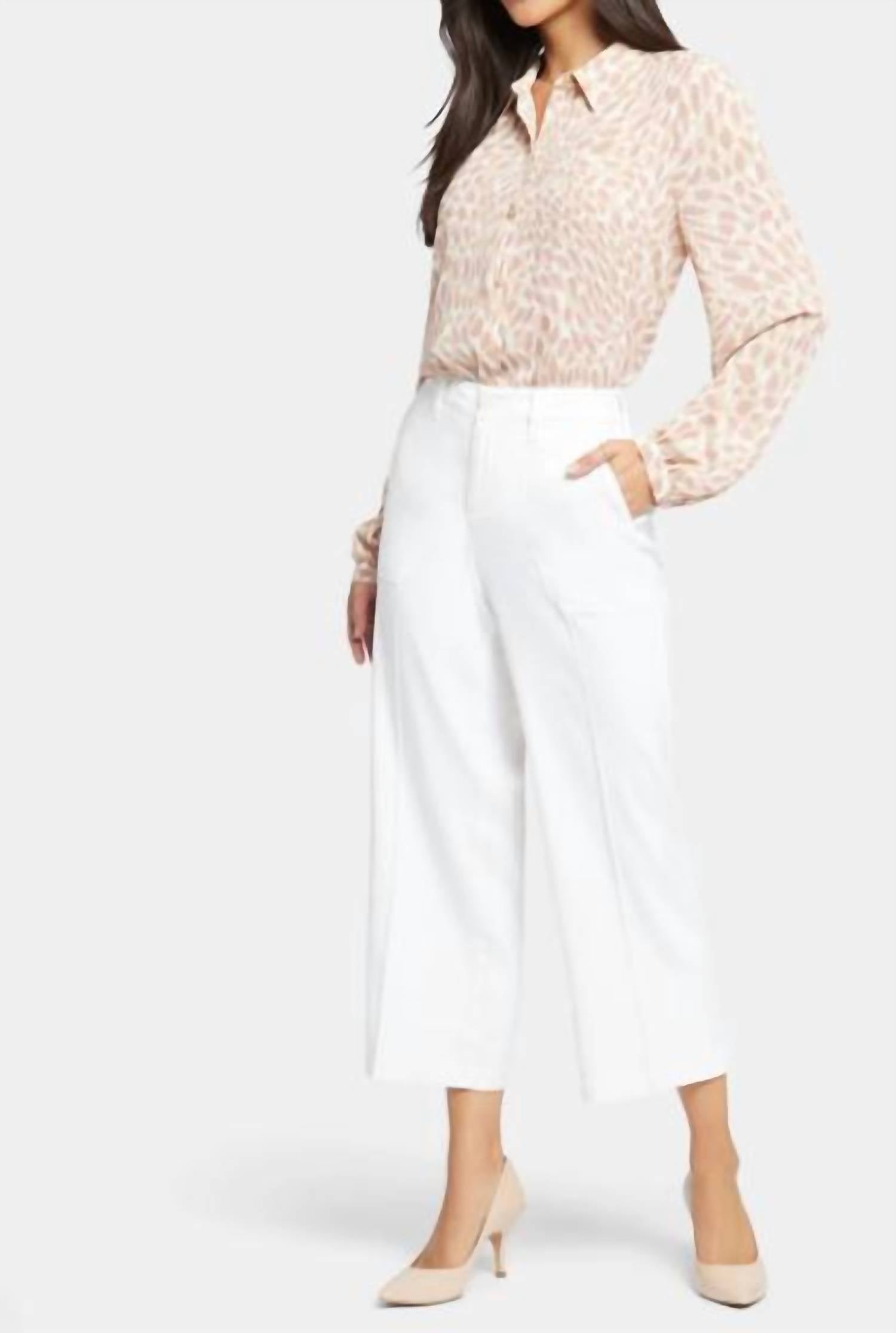 Nydj - Wide Leg Cargo Cropped Pants