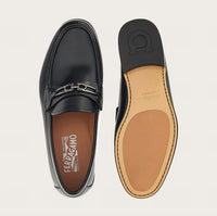 Salvatore Ferragamo - Men's Mathias Leather Gancnini Moccasin