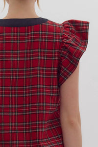 entro Joy Mini Dress in red - women's dress - view 7