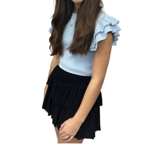 Katie J Nyc - Isla Ruffle Sleeve Top