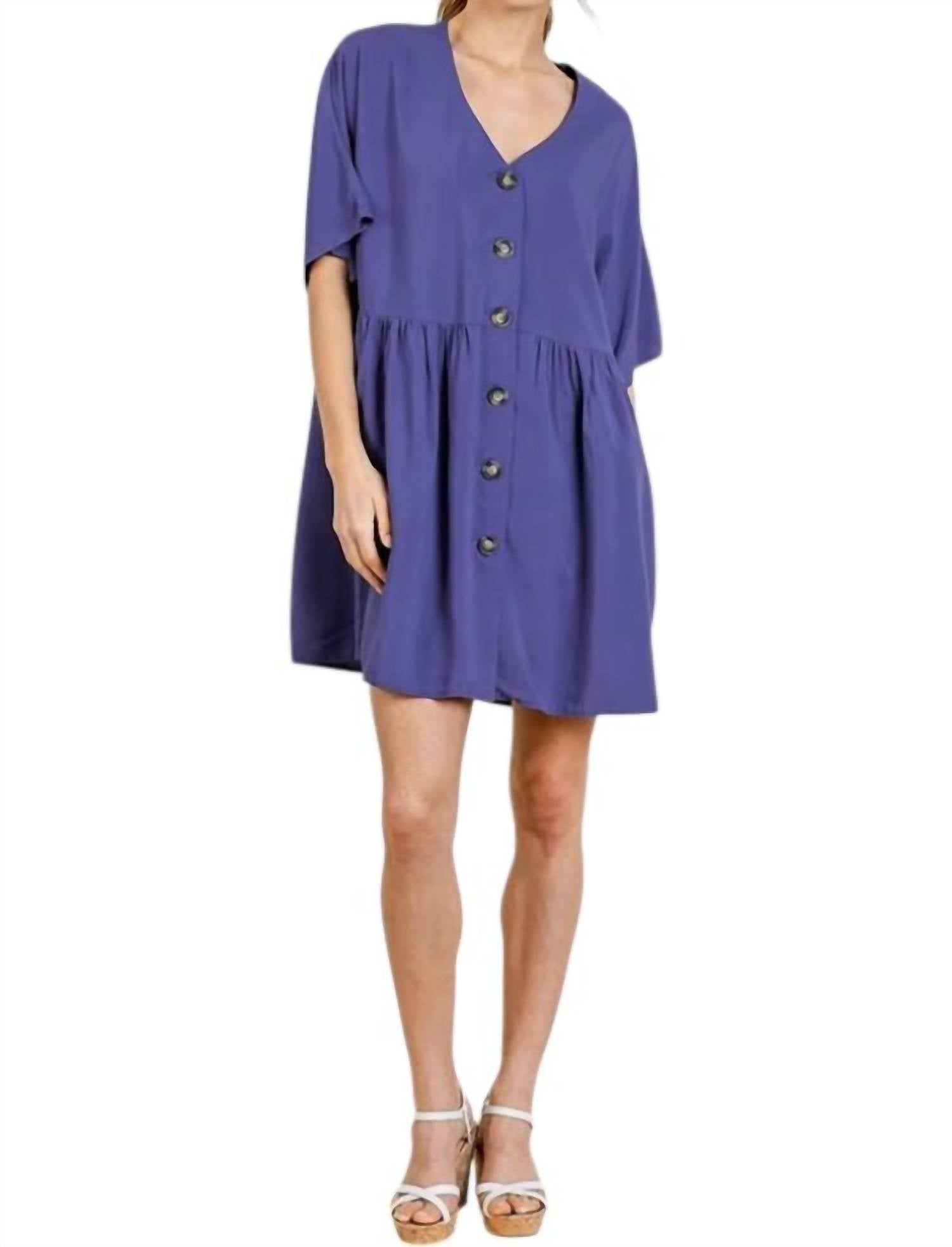 Umgee - Babydoll Pocket Dress