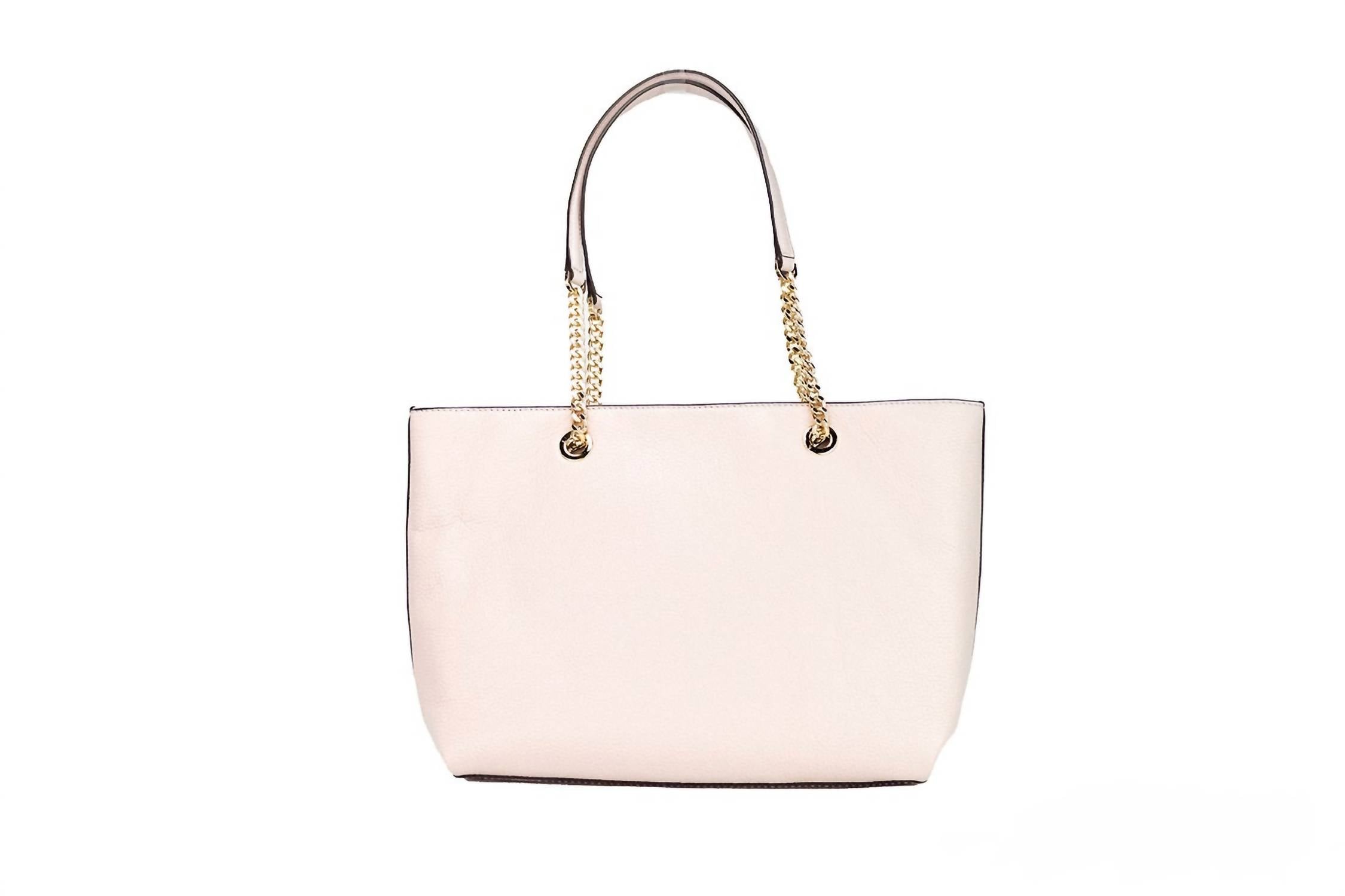 Michael Kors - Women's Jet Set Leather Front Zip Chain Tote Bag Purse Medium