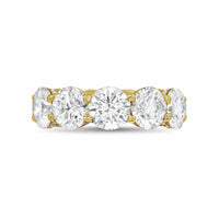 Diana M Jewels - Women's Round Lab-Grown Diamond Eternity Band (10.00 Ct) - Bold