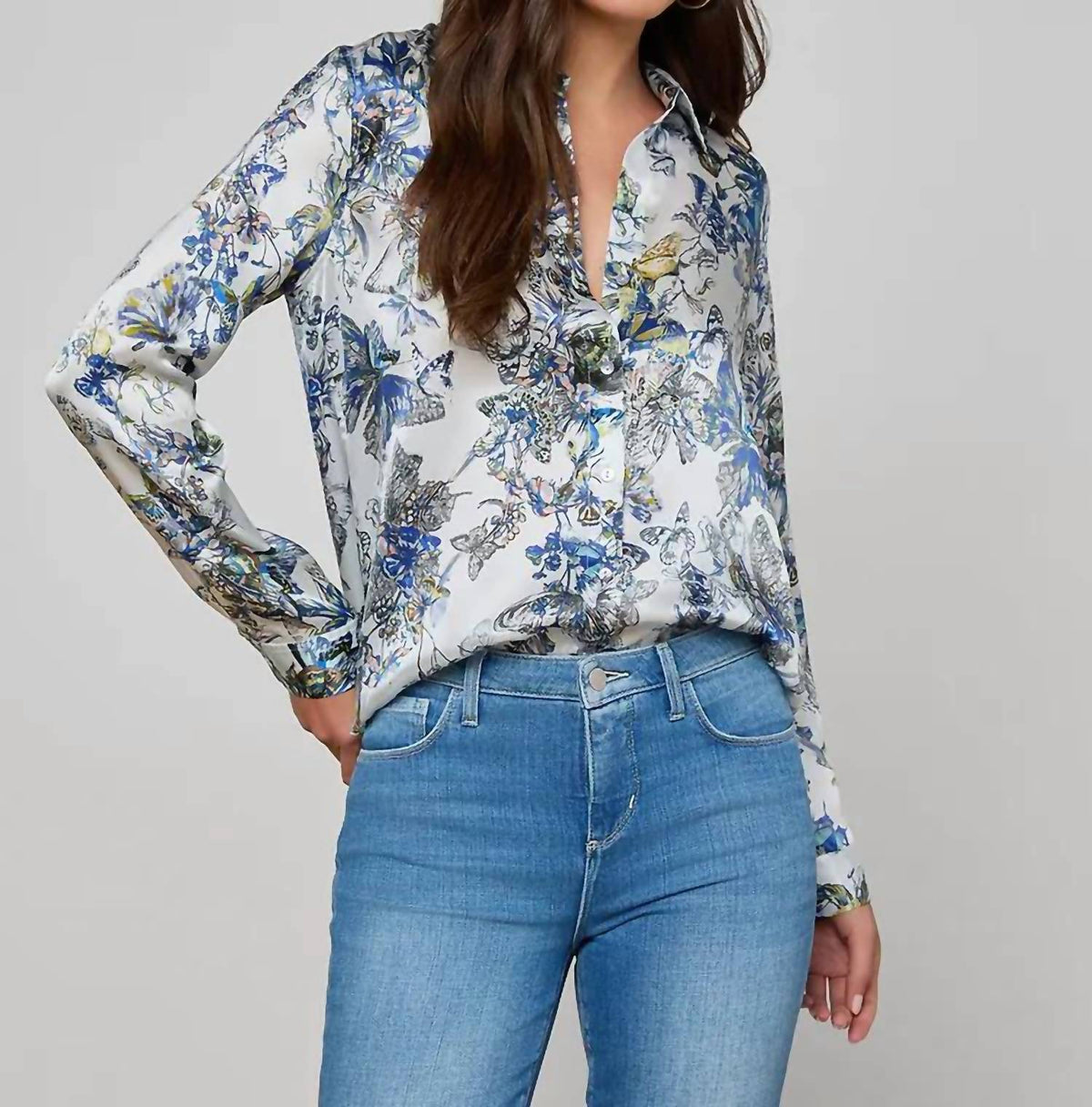 L'Agence - Tyler Silk Blouse