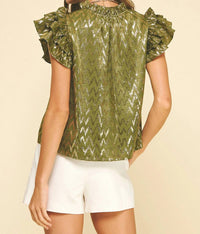 Pinch - Sierra Ruffle Sleeve Top