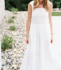 By Together - Square Neck Smocked Dress