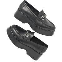 KORK-EASE Women's Parson Loafers in black - women's flats - alternate view