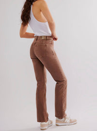 Free People - Xena Slim Straight Denim Jeans