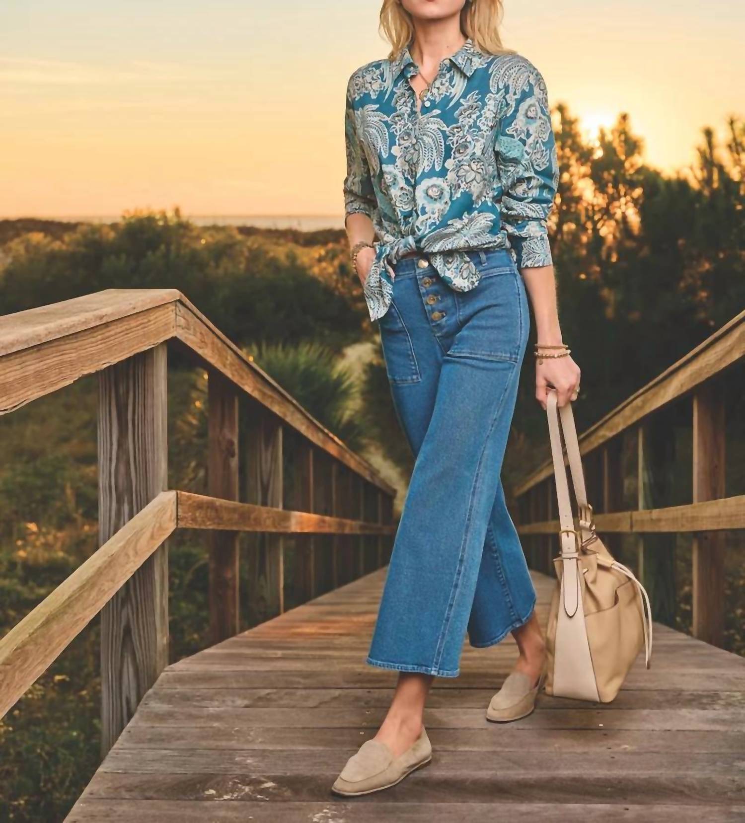 Spartina 449 - Aida Relaxed Buttondown Shirt