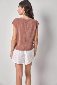 Lilla P - Terry Boxy Sleeveless Top