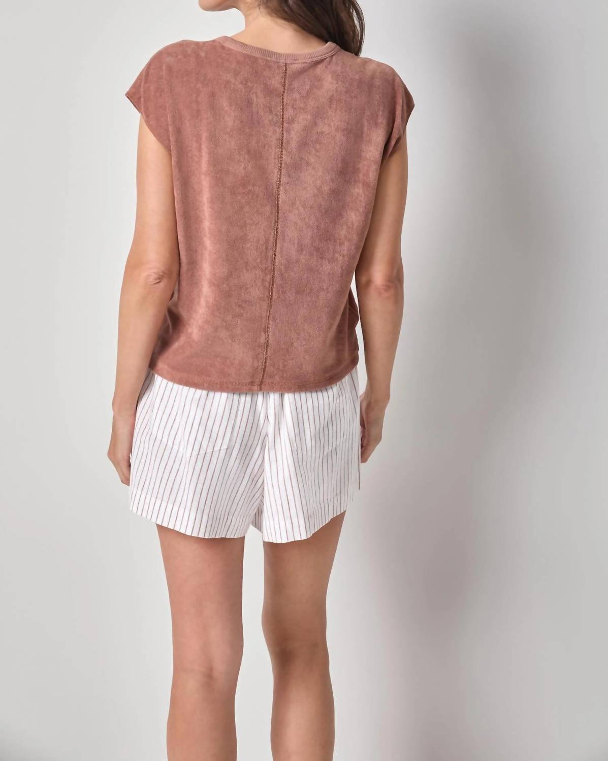 Lilla P - Terry Boxy Sleeveless Top