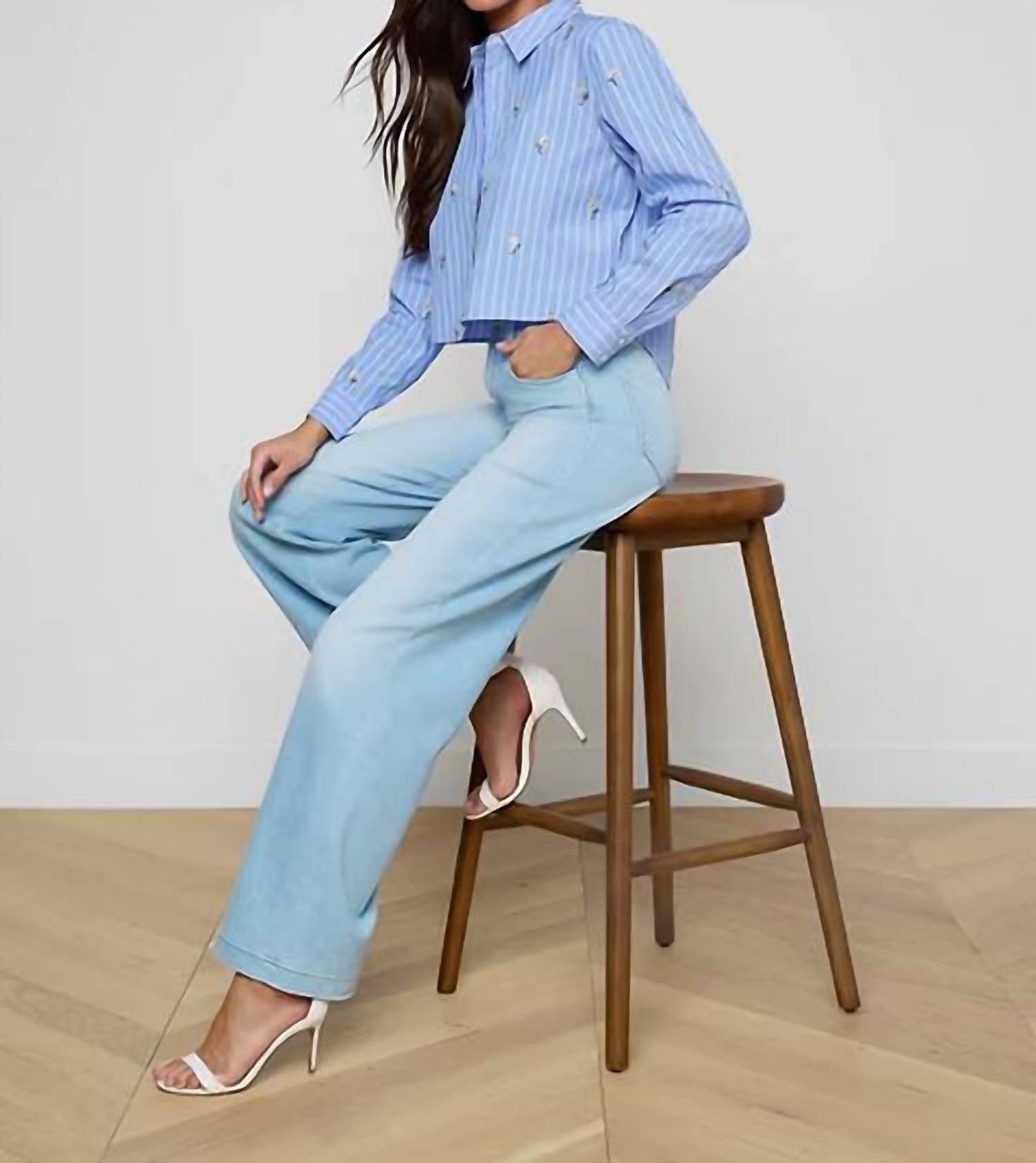 L'Agence - Cosette Sequined Shirt