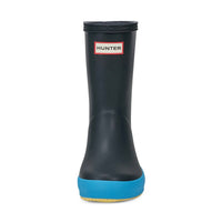 HUNTER Kids First Classic Rain Boots in navy - kids' shoe - detail view