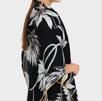 Rani Arabella - Women's Flower Printed Cashmere Scarf