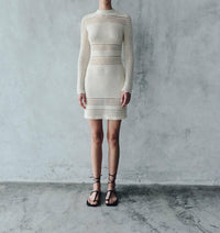 Escvdo - Nauta Crochet Mini Dress
