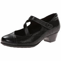 Aravon Women's Portia As Mary Jane in black multi - women's heels