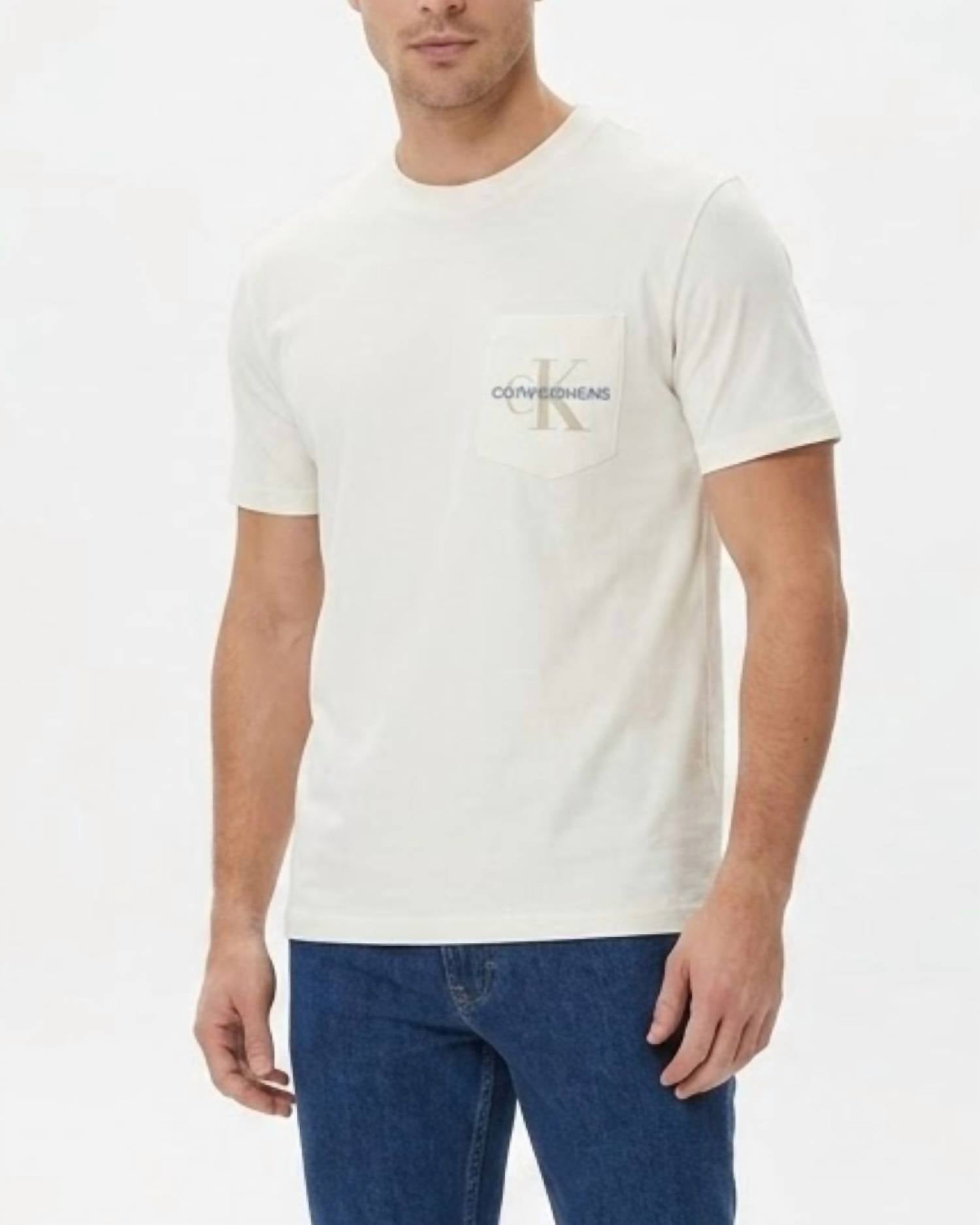Calvin Klein - Monogram Logo Pocket Tee