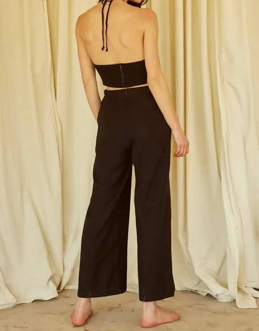 Sanity Style - Kendra Cutout Halter Jumpsuit