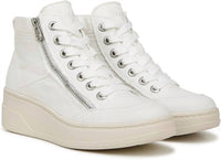 BLOWFISH Women's Camden Wedge Sneaker in white canvas - women's sneaker - alternate view