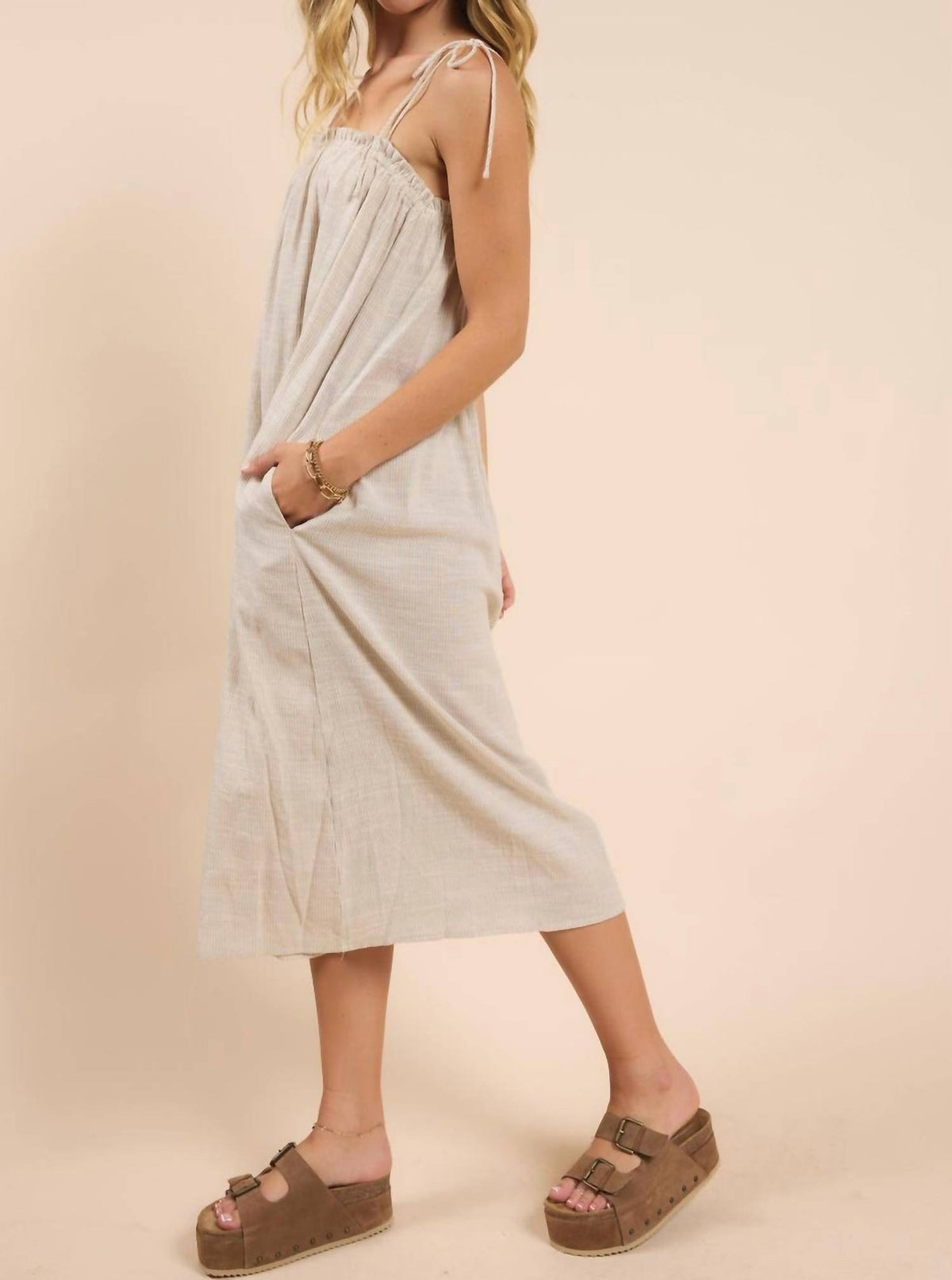 Sadie & Sage - Mojave Tie Strap Midi Dress