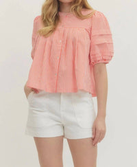 Entro - Puff Sleeve Top