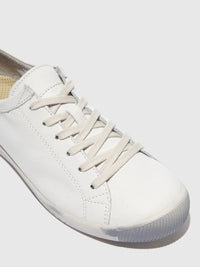 Softinos - Women's Cool Leather Lace-up Sneaker