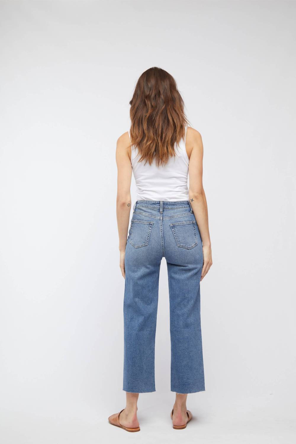 Oliver Logan - Aberdeen Ankle Crop High Rise Jean