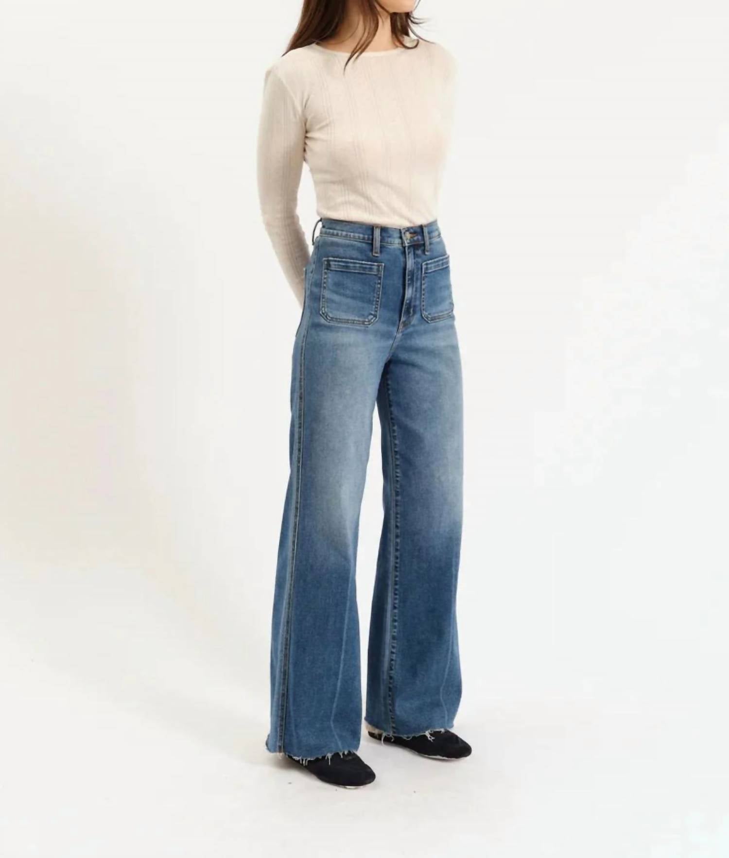 Daze - Far Out High Rise With Fashion Pocket Jeans