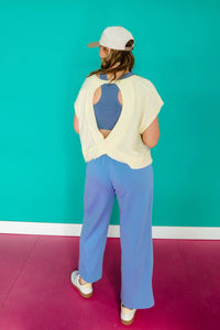 Rae Mode - Anna Open Back Slub Tee