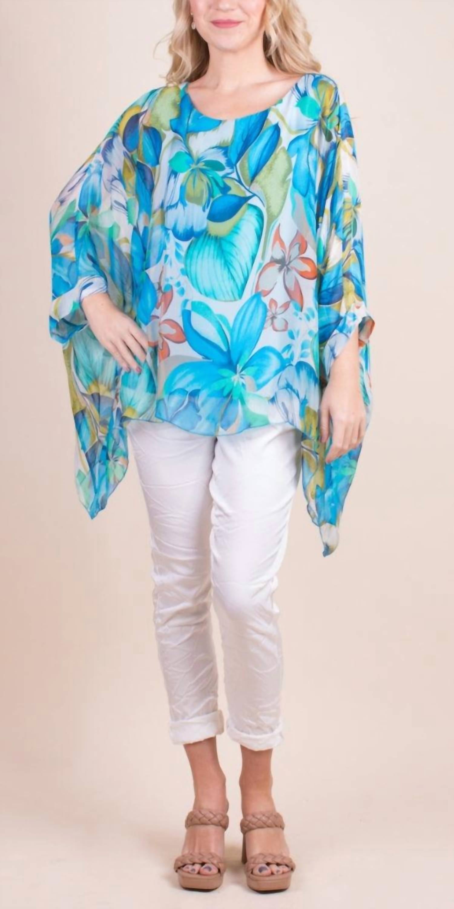 Gigi Moda - Seta Botanical Kaftan Top