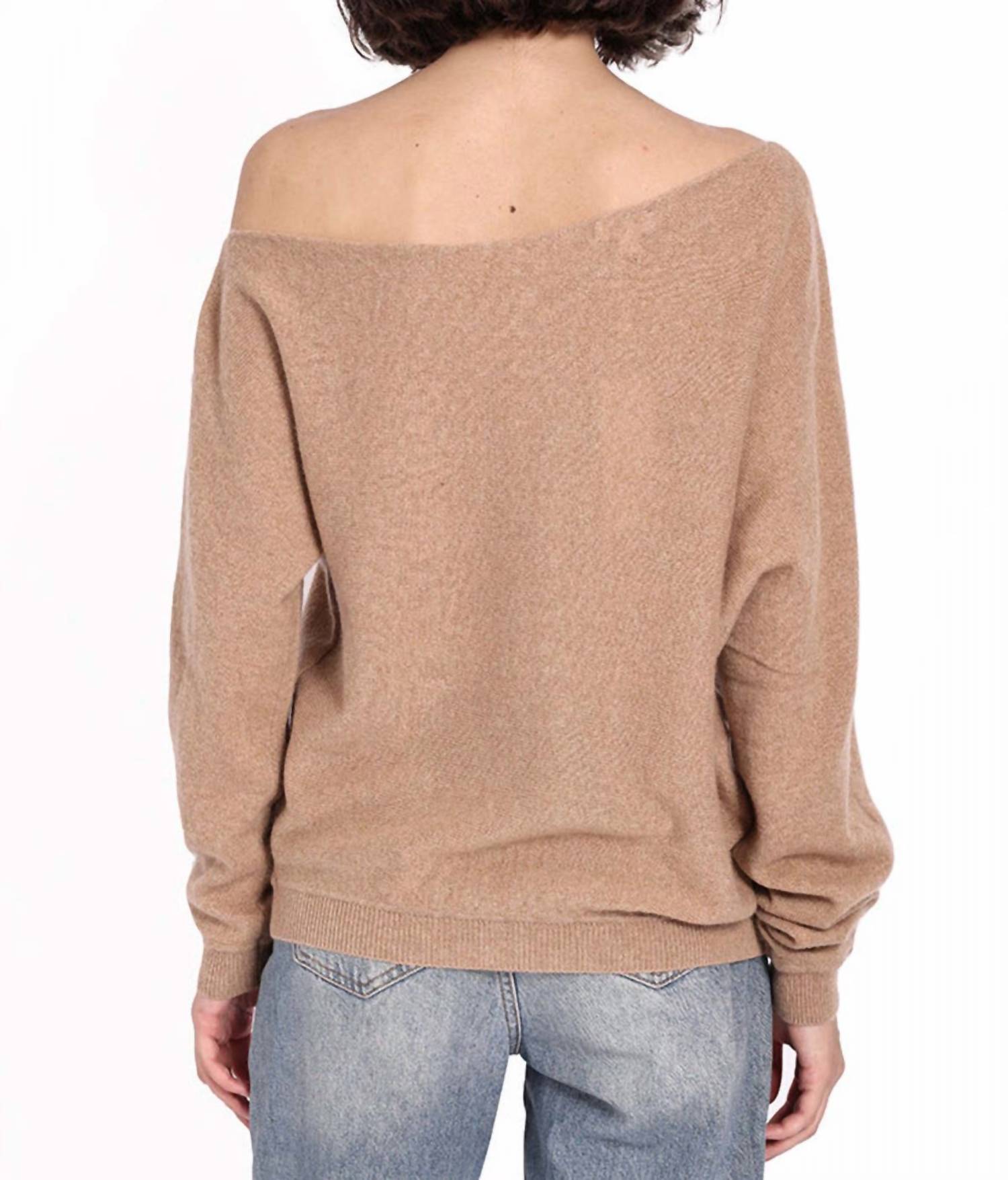 Minnie Rose - Cotton Cashmere Off-the-shoulder Top
