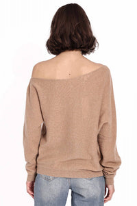 Minnie Rose - Cotton Cashmere Off-the-shoulder Top