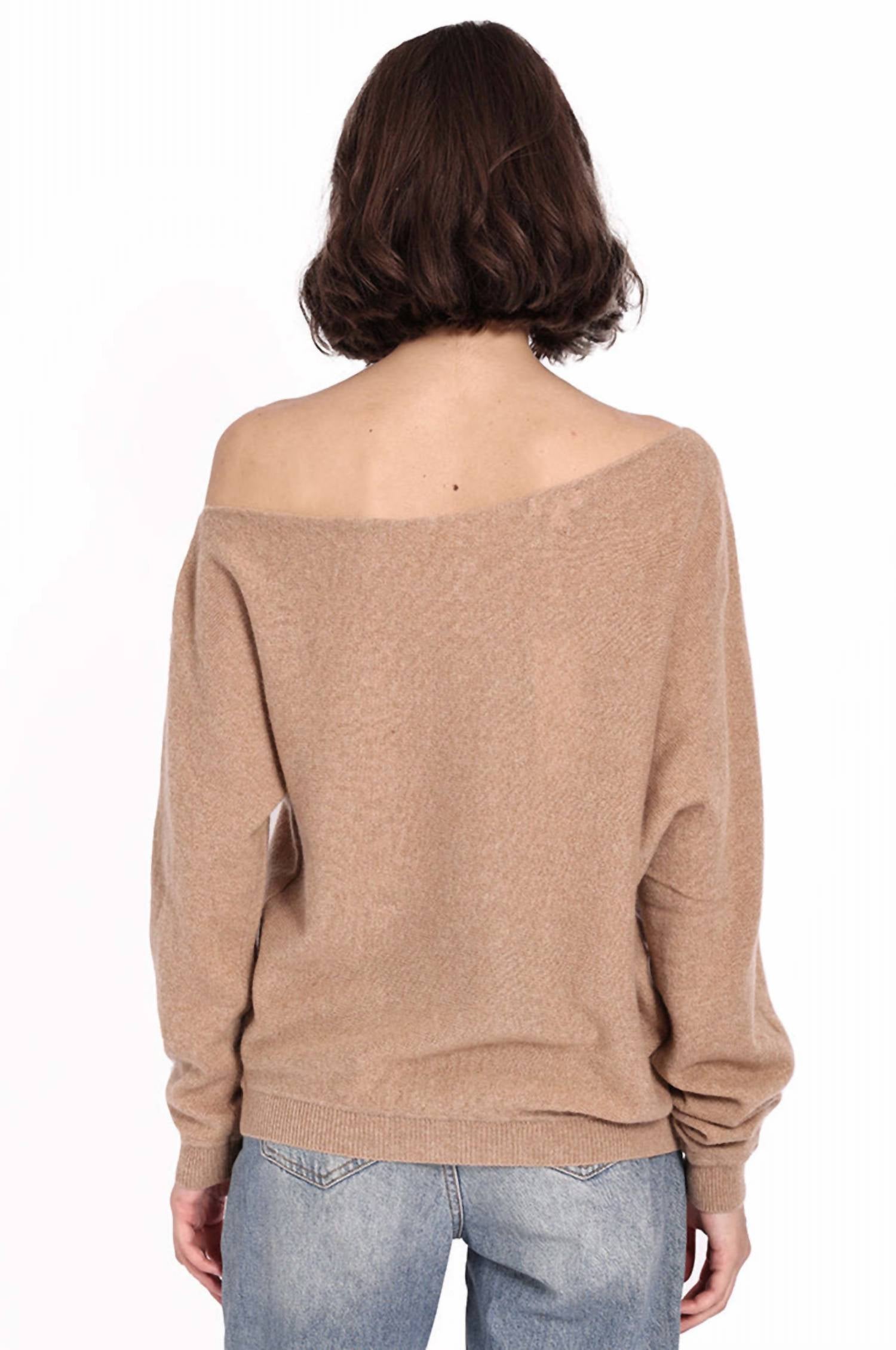 Minnie Rose - Cotton Cashmere Off-the-shoulder Top