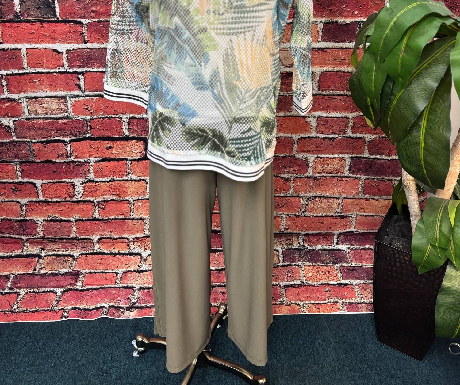Picadilly - Printed Net Top
