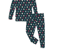Kickee - Kids' Bamboo Print Long Sleeve Pajama Set