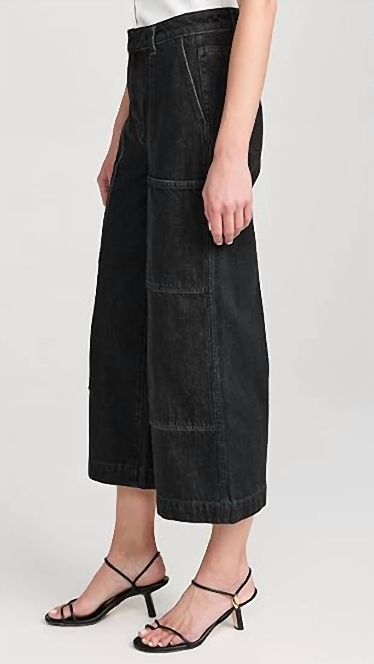 Vince - Women's Mid Rise Utility Crop Wide Pant