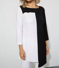 Joseph Ribkoff - Colour-Blocked Tunic