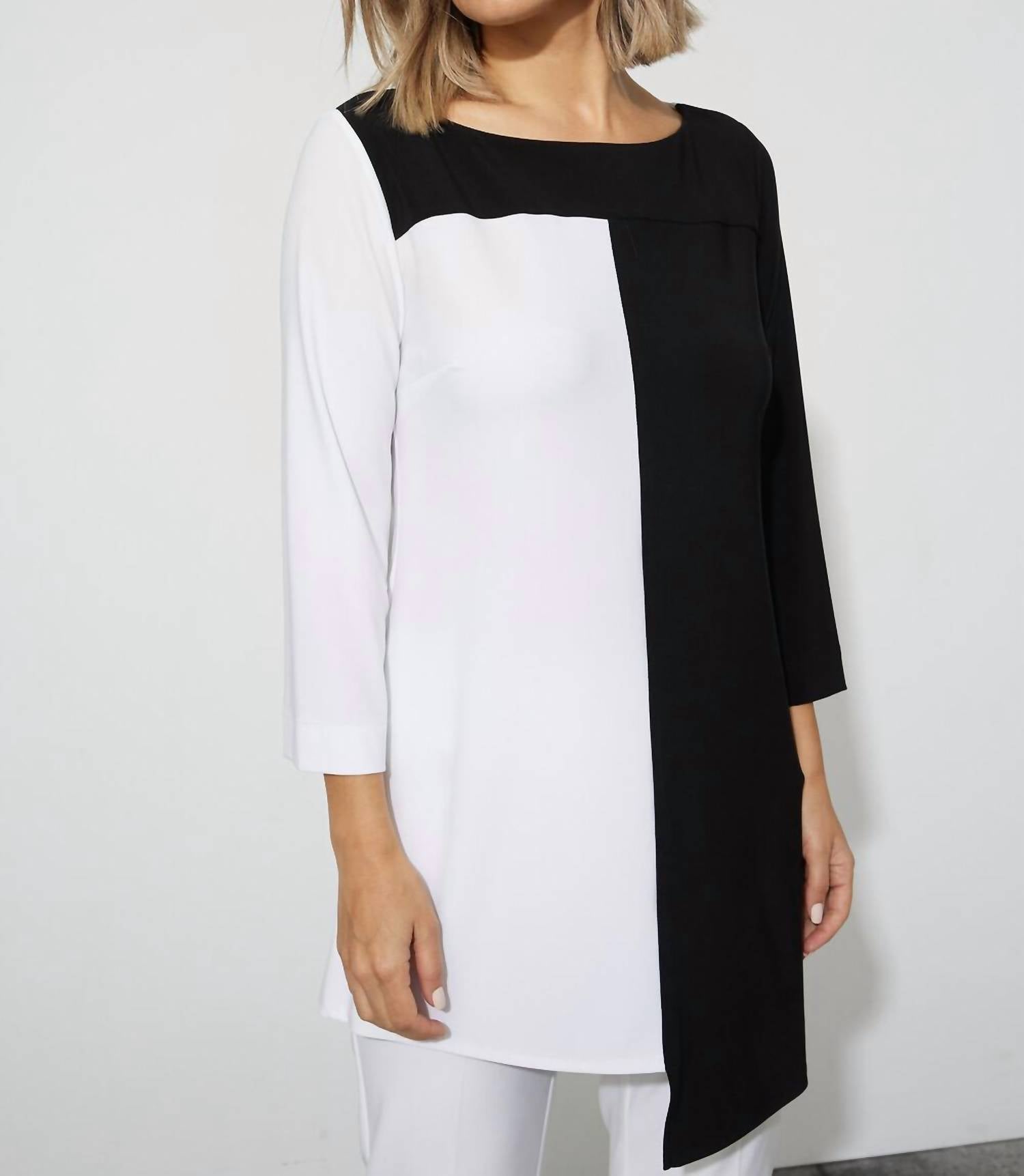 Joseph Ribkoff - Colour-Blocked Tunic