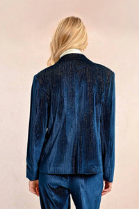 Molly Bracken - Velvet Suit Jacket Blazer