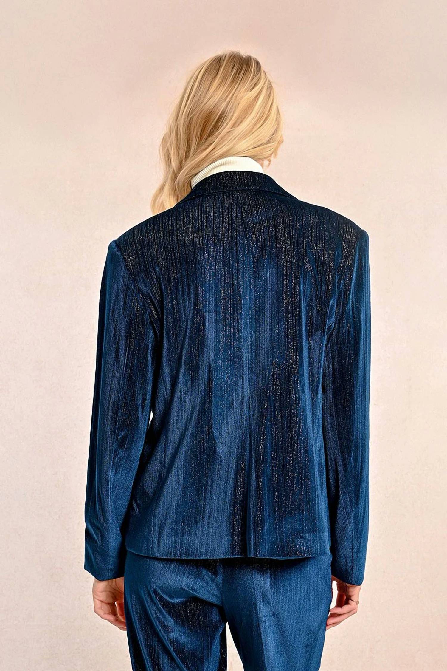 Molly Bracken - Velvet Suit Jacket Blazer