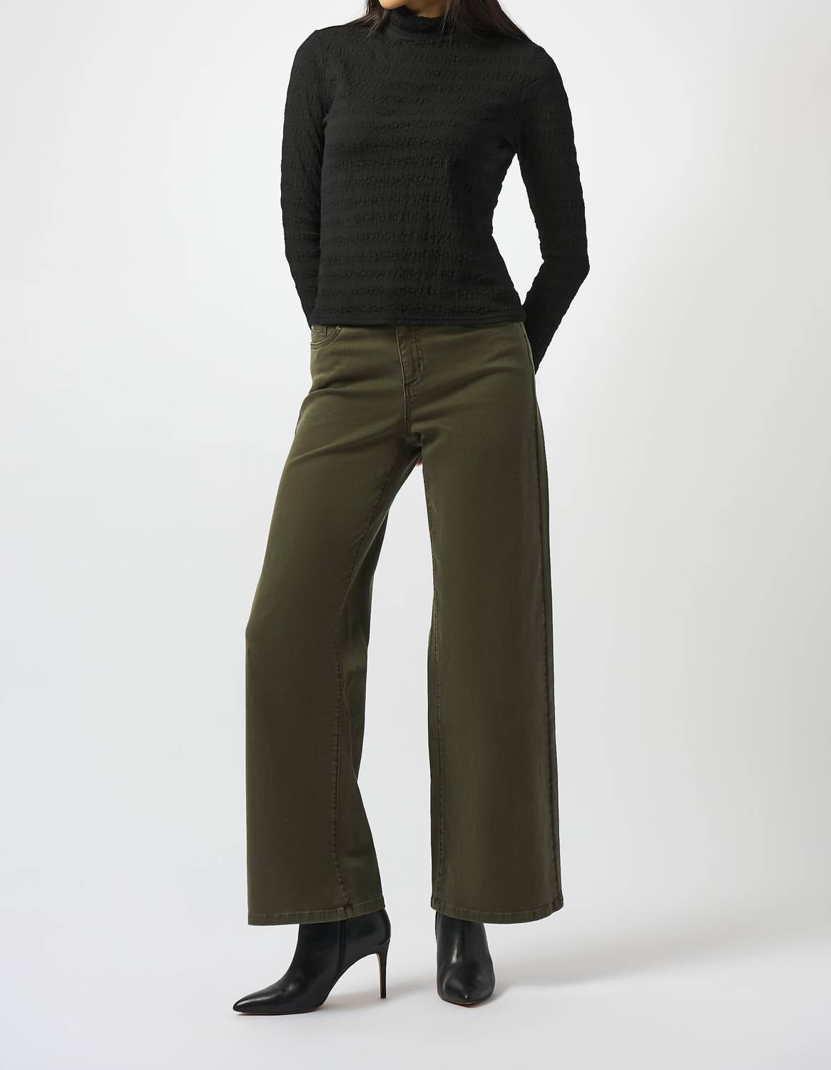 Joseph Ribkoff - High Neck Textured Pullover
