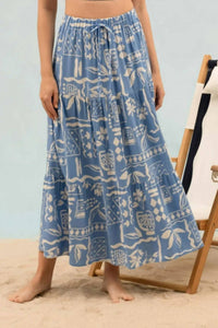 Blu Pepper - Catina Floral Midi Skirt